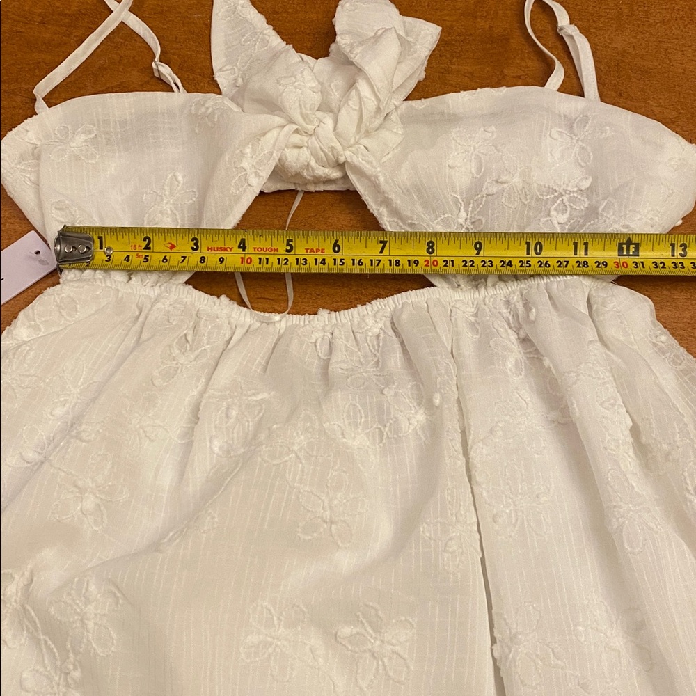 Princess Polly White Granno Sleeveless Babydoll Dress - Picture 11 of 12